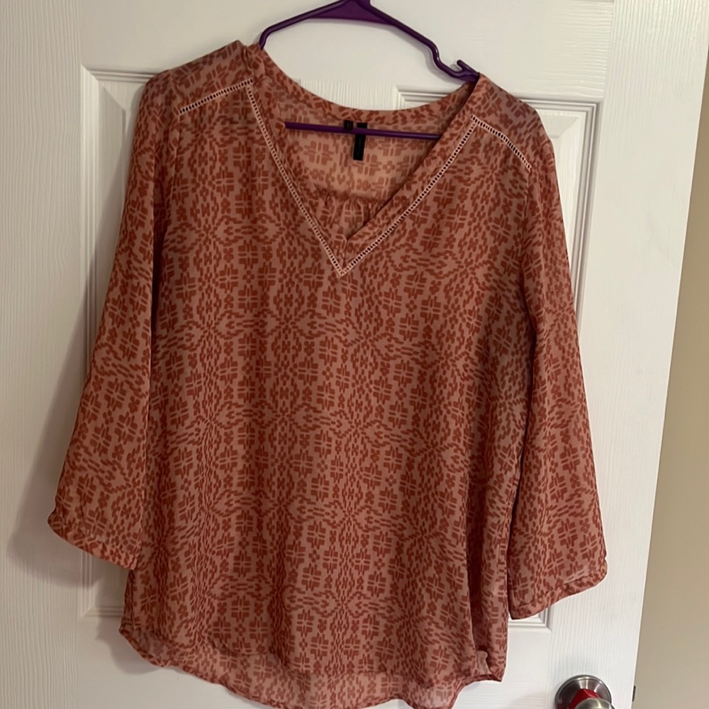 Maurice sheer blouse